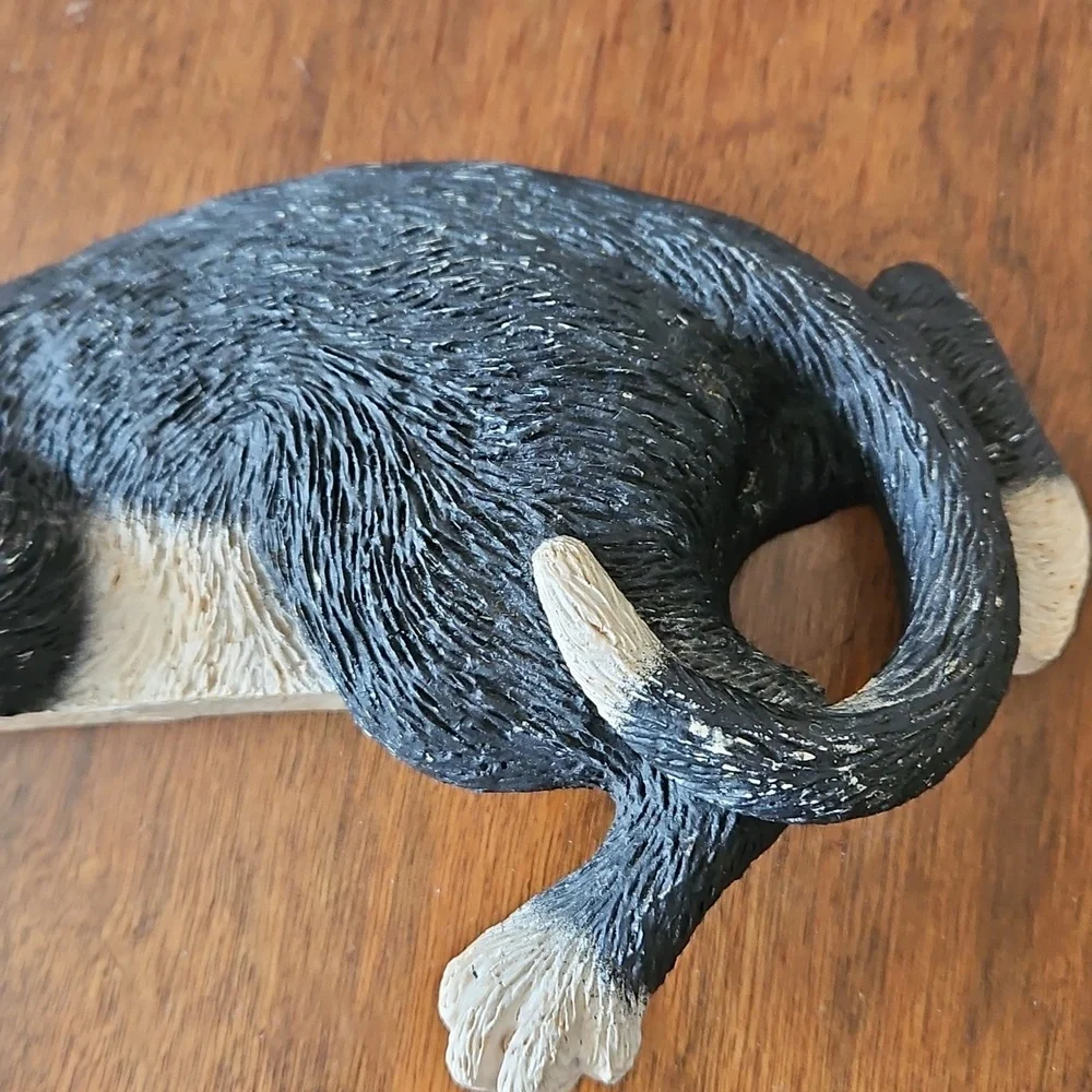 Vintage 90's Door Topper Or Shelf Sitter Tuxedo Cats By CBC & Young Concepts - Picture 13 of 16